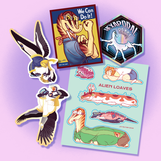 Runaway to the Stars Stickers
