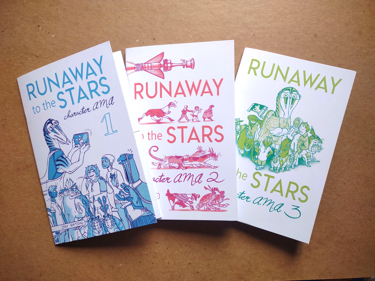 Runaway to the Stars: Character AMA Trio