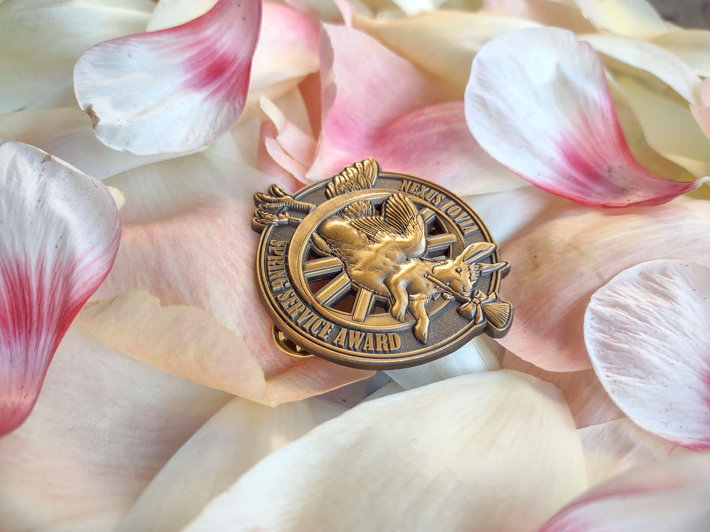 Chabbit Spring Service Award Pin