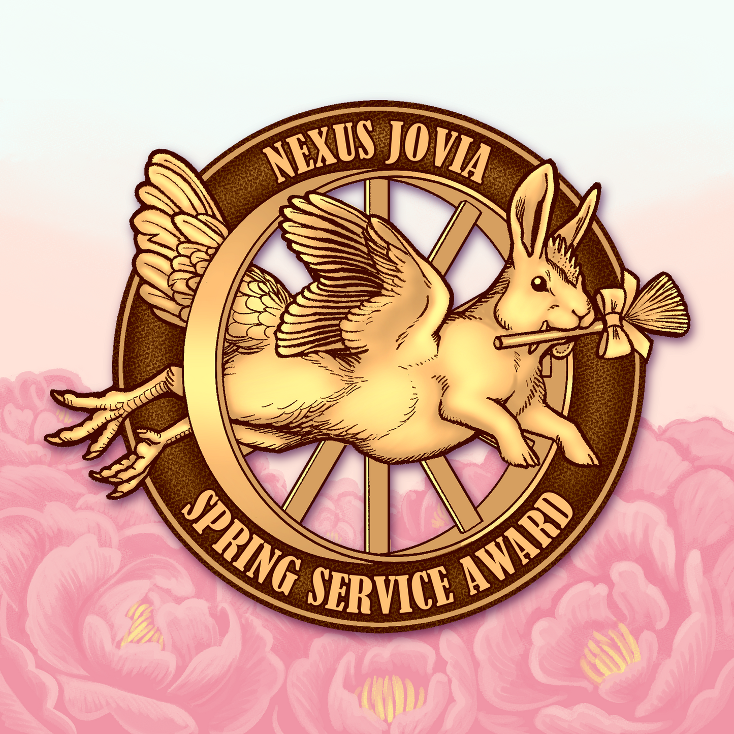Chabbit Spring Service Award Pin