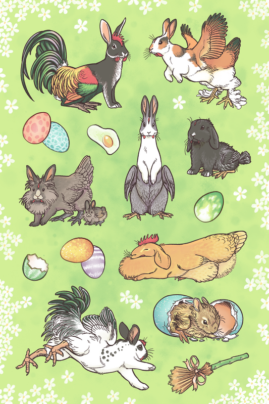 Chabbit Sticker Sheet