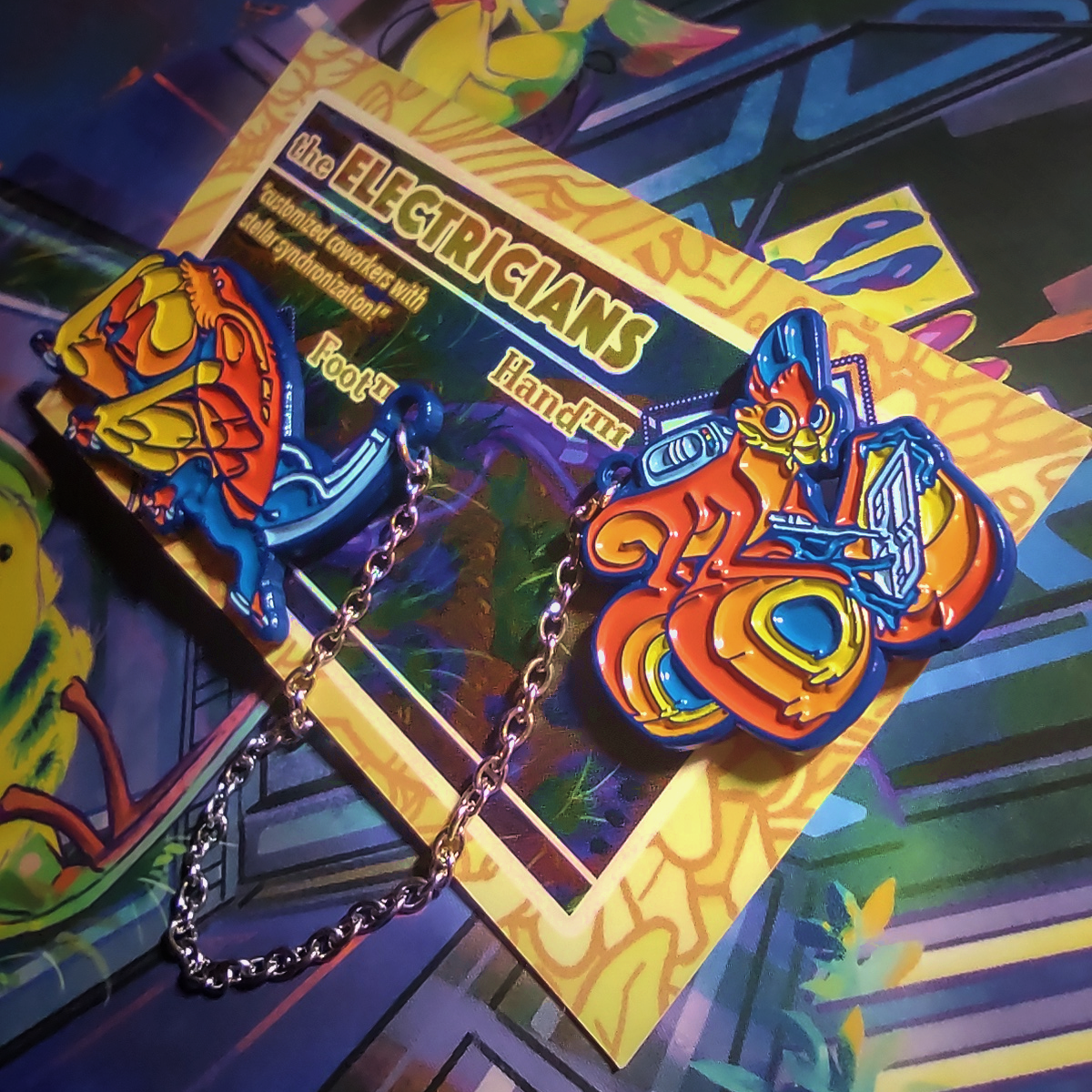 Almost Real Zine Pin: The Electrician