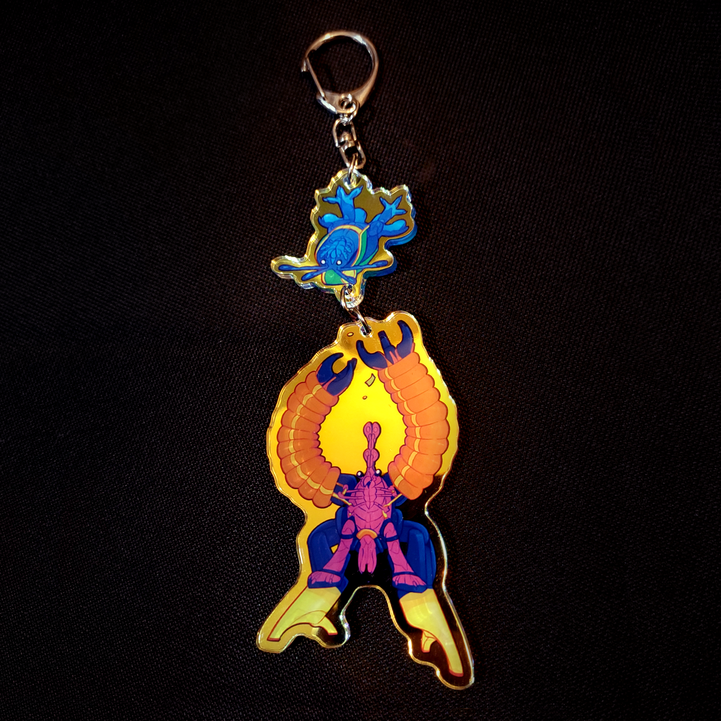Almost Real Zine Keychain: Tango and Swing Exosuit