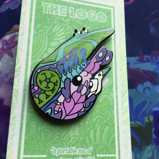 Almost Real Zine Pin: The Logo