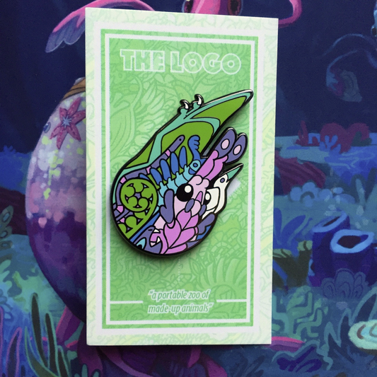 Almost Real Zine Pin: The Logo