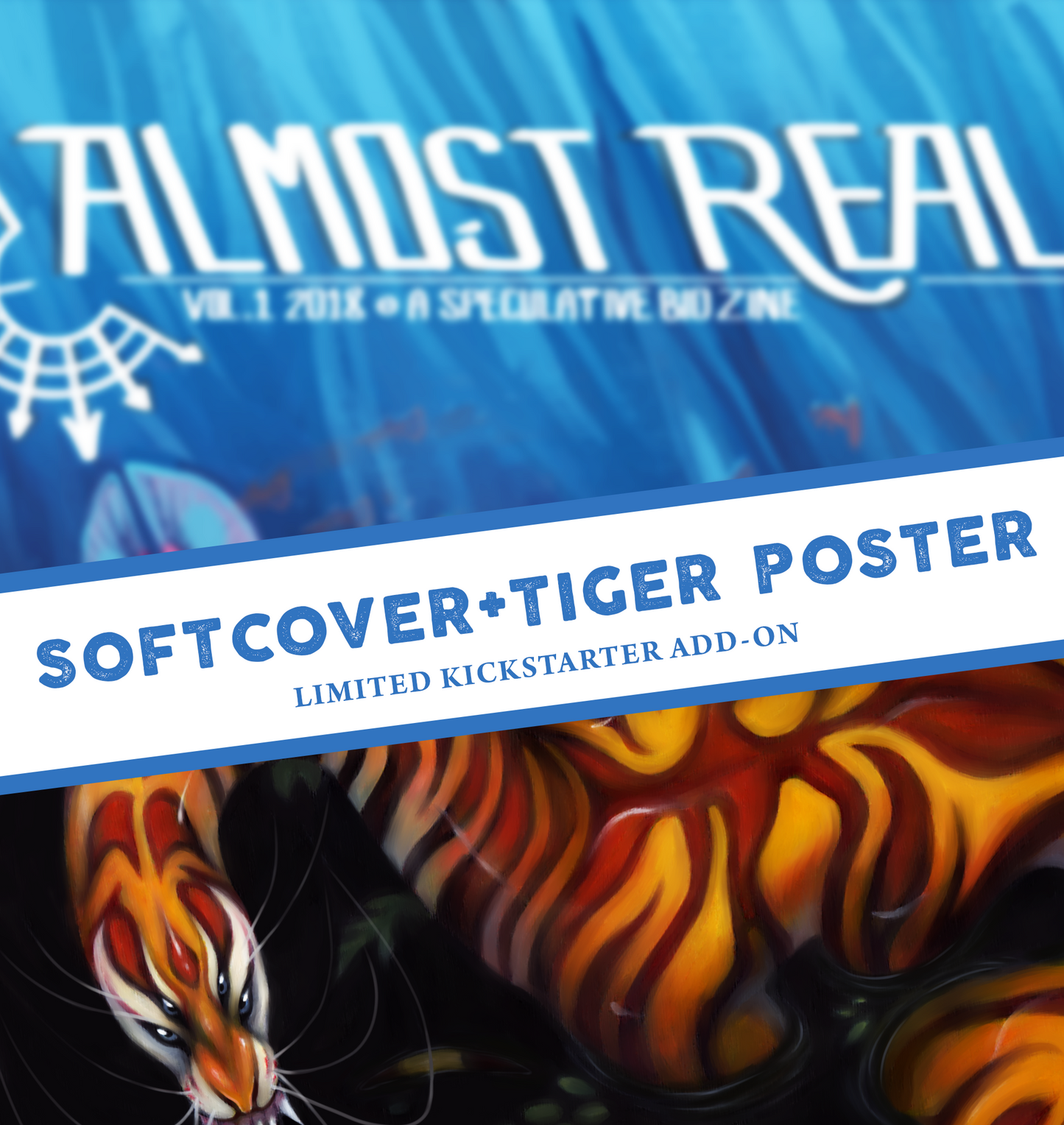 Almost Real: A Speculative Biology Zine (Vol 1) Softcover/Poster Bundle