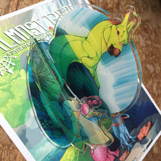 Almost Real Zine Acrylic Stand: Bogwyrm