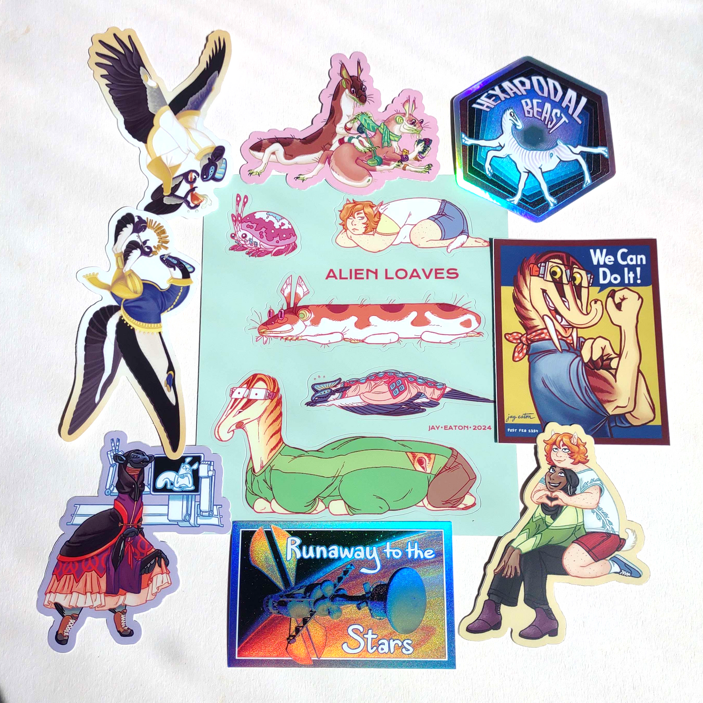 Runaway to the Stars Stickers