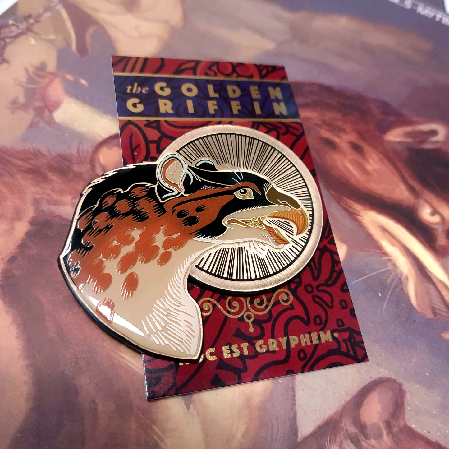 Almost Real Zine Pin: The Griffin