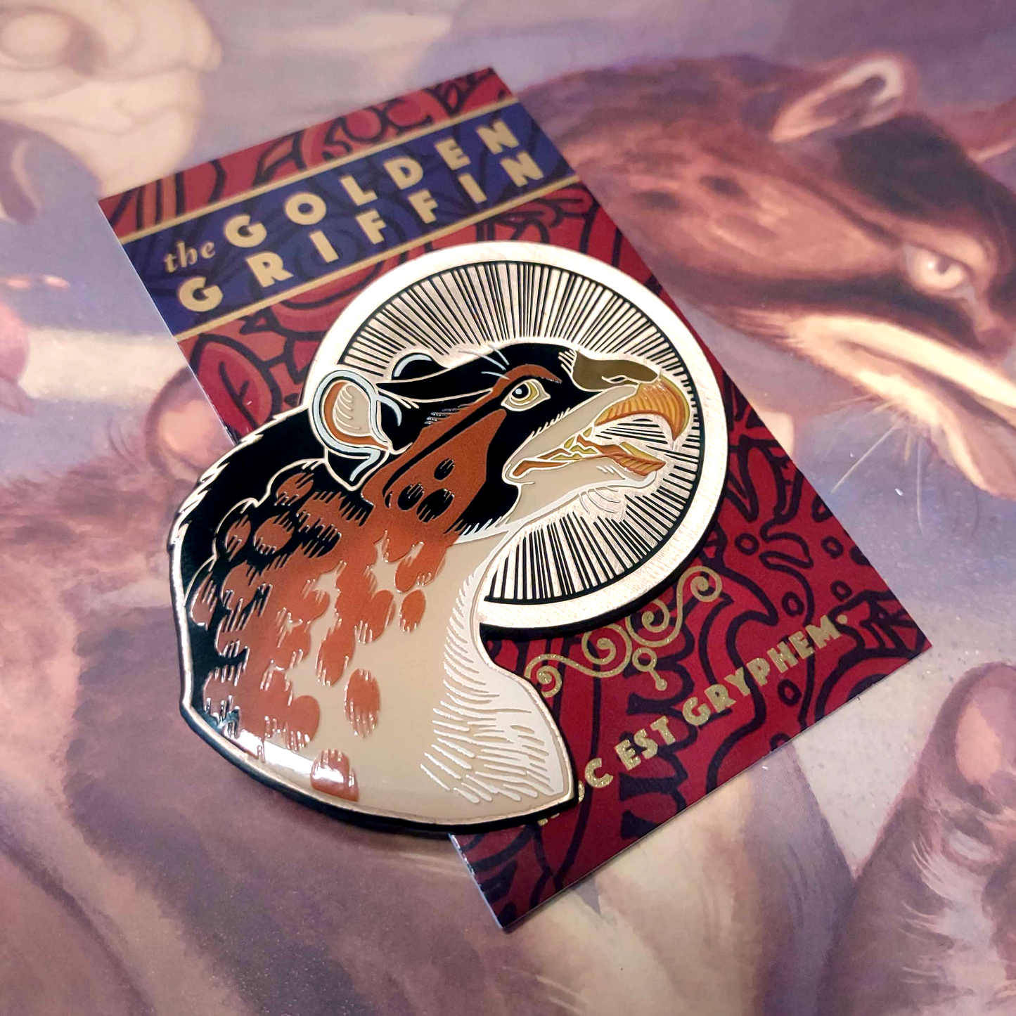 Almost Real Zine Pin: The Griffin